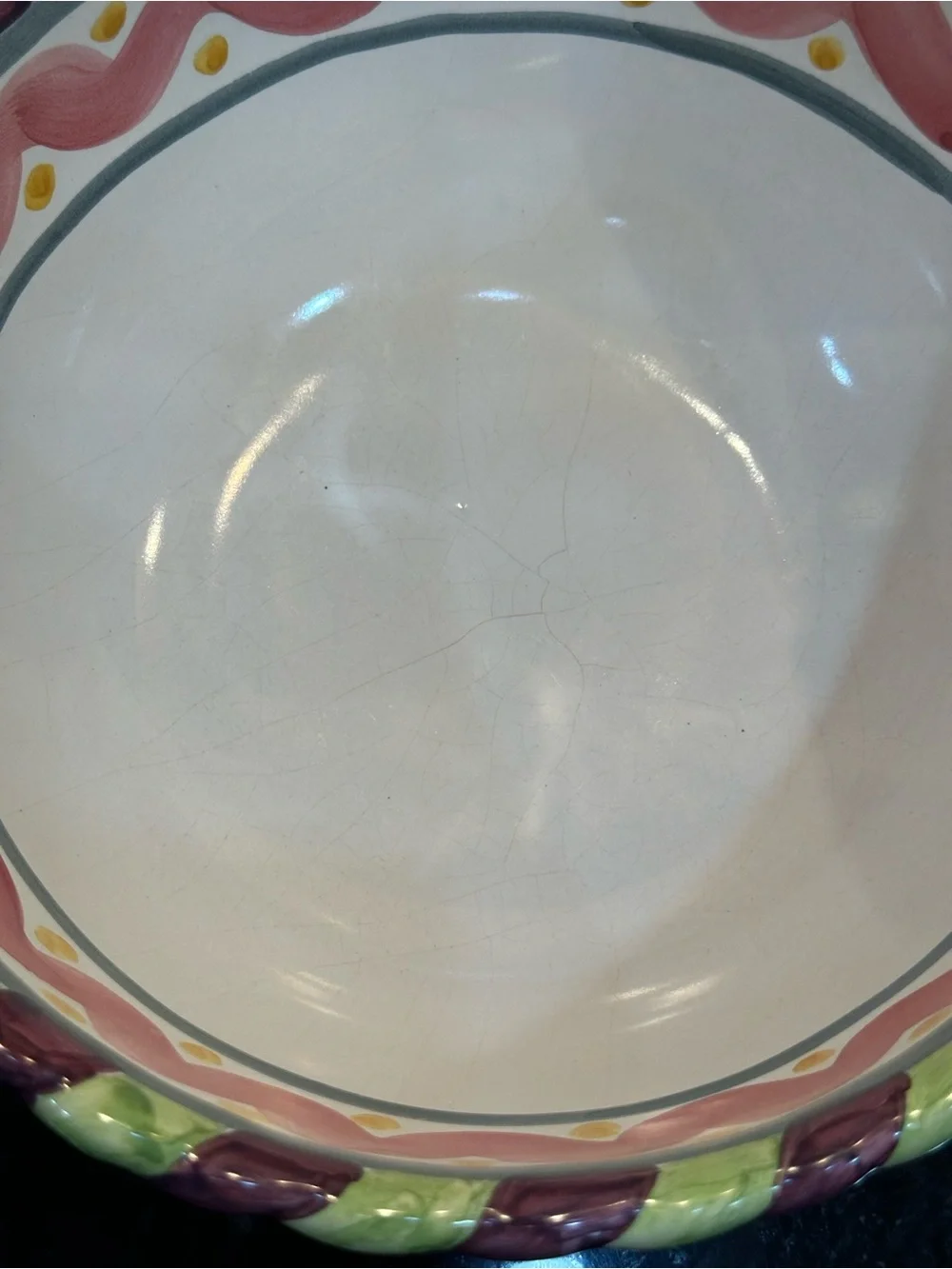 MacKenzie-Childs Hand-Painted Taylor Piccadilly Ceramic bowl - RARE FIND